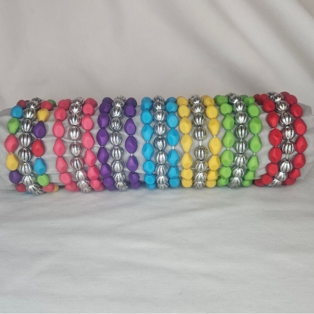 Colorful Bracelet Set Funky Beads NWT